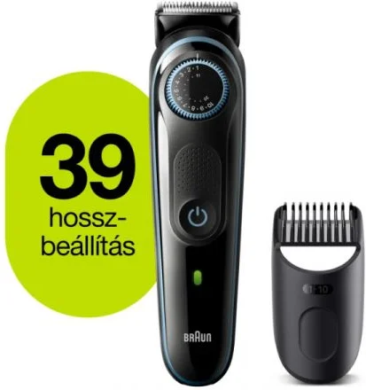 Braun BT3340 szakállvágó (10AS490112) fekete/jeges kék