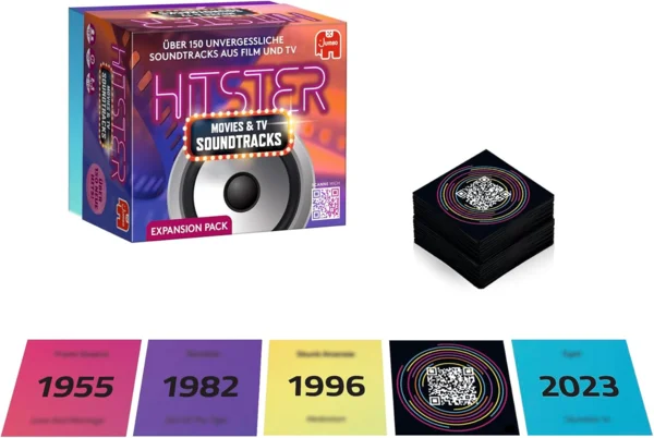 Hitster Film- és sorozatzenék - Német nyelvű társasjáték kiegészítő