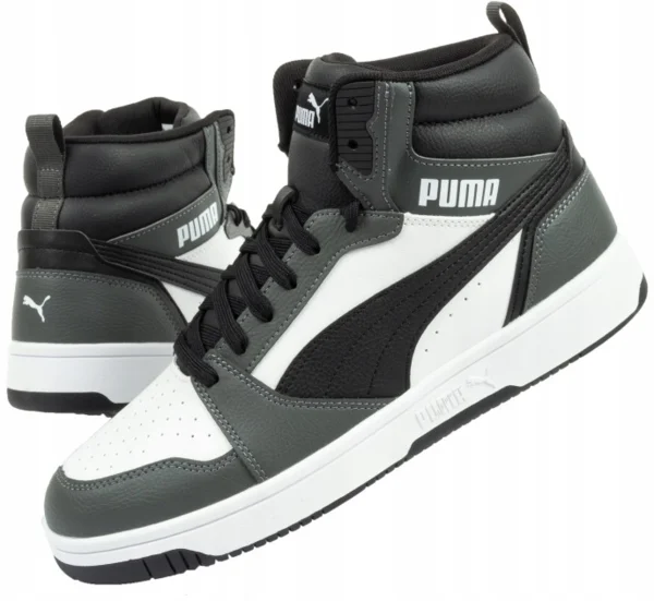 Puma Rebound V6 Cipő Szürke/fekete/fehér