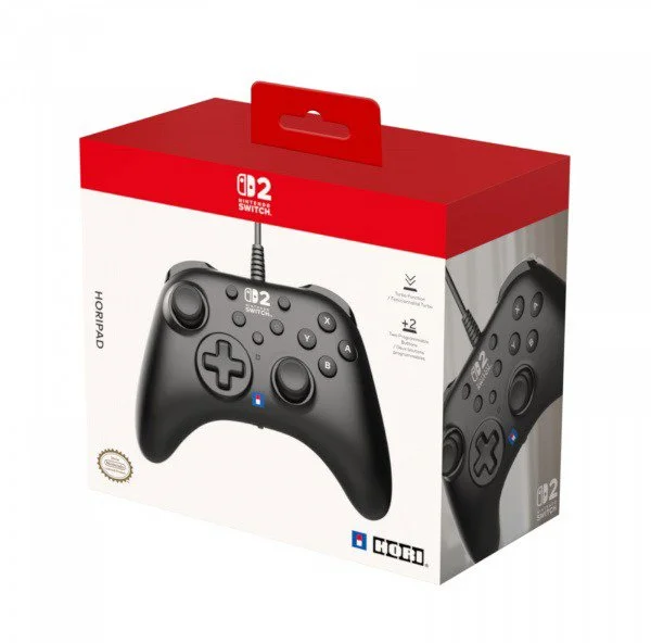 HORIPAD Turbo - Black - Nintendo Switch 2 gamepad