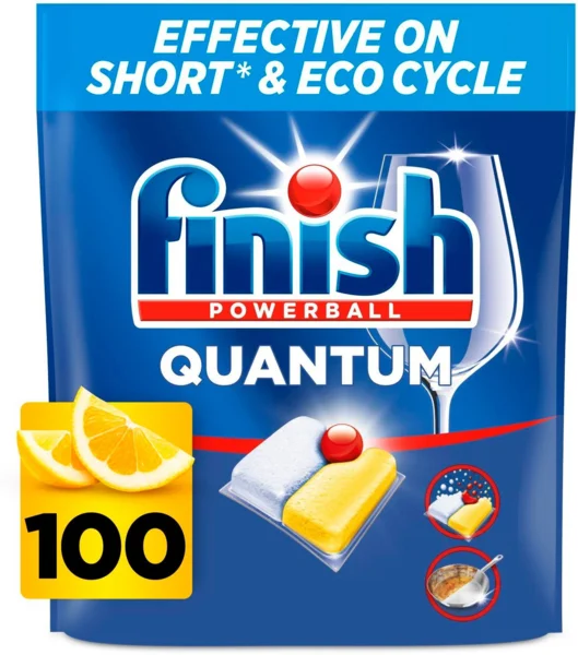 Finish Quantum All in 1 Lemon Sparkle 100 db mosogatógép tabletta (AlzaPlus+)