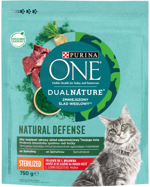 Purina One DualNature Sterilized teljes értékű állateledel