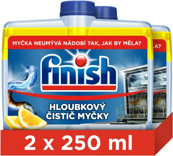 FINISH Lemon mosogatógép-tisztító 250 ml DUO mosogatógép tisztító