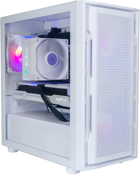 AlzaPC GameBox Prime Mini - R5 / RX9060XT 16GB / 32GB RAM / 2TB SSD / Nincs operációs rendszer / Whi gamer pc