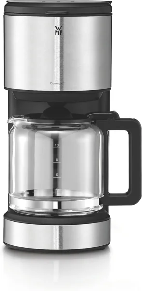WMF Stelio Aroma filteres kávéfőző, üvegkanna, 10 csésze, rozsdamentes acél, 1000W