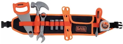 Smoby Black & Decker szerszámos öv játékszett, narancssárga/fekete