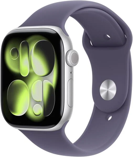 Apple Watch Series 11 GPS 46mm kozmoszfekete alumíniumtok, fekete spor