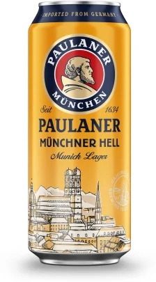 Paulaner Münchner Hell német világos lager sör 4,9% 0,5 l