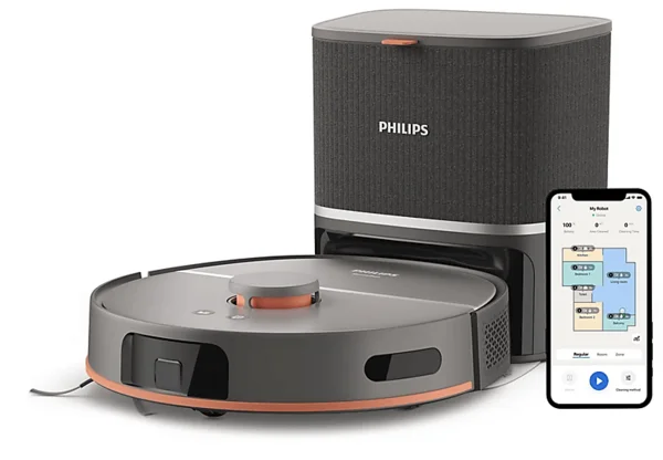 Philips HomeRun 5000 Series Aqua XU5100/10 Robotporszívó-felmosó automatikus ürítőállomással (XU5100/10)