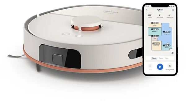 Philips HomeRun 5000 Series Aqua XU5000/20 Robotporszívó-felmosó (XU5000/20)