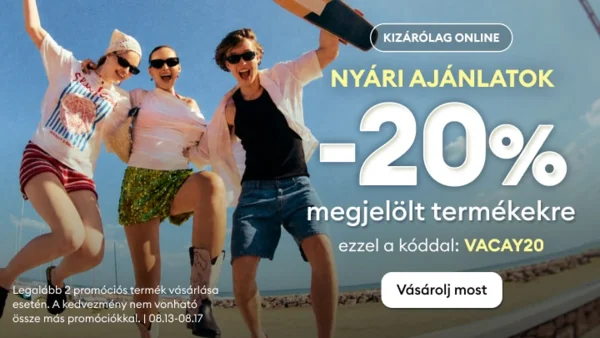 Nyári ajánlatok -20% kedvezménnyel