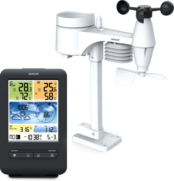 Sencor SWS 9898 WiFi időjárás állomás