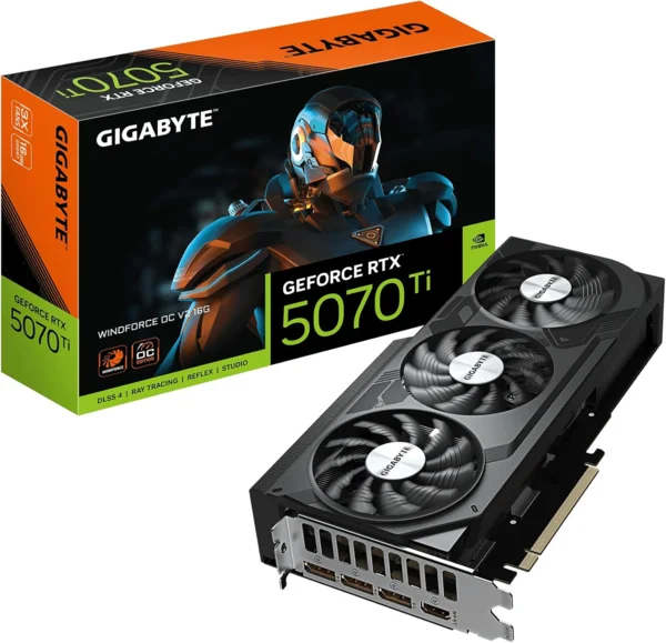 Gigabyte GeForce RTX 5070 Ti WINDFORCE OC V2 16G videokártya