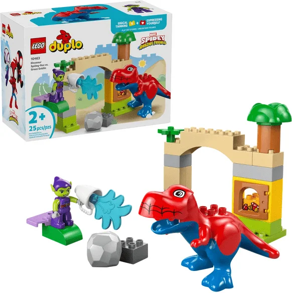 LEGO® DUPLO® Marvel Dinoszaurusz Spidey-Rex vs. Zöld Manó (10463)