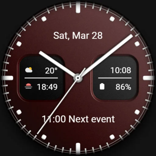 DADAM128: Analog Watch Face (Android)