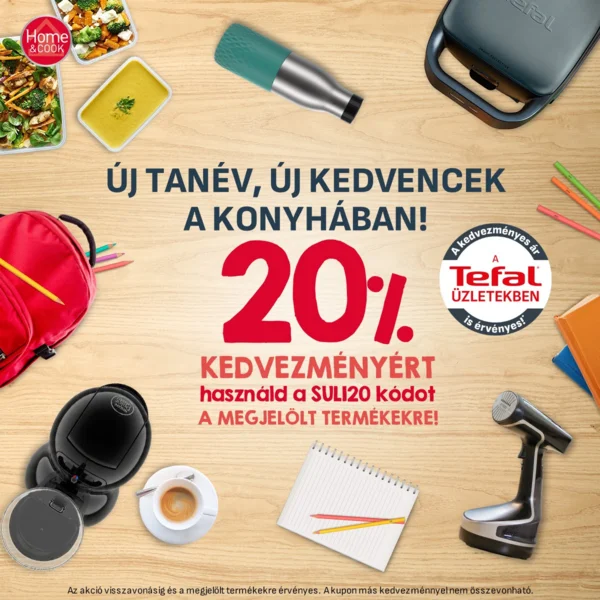 Megjelölt termékek 20% kedvezménnyel
