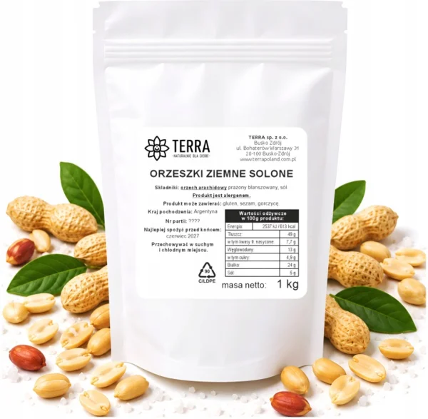 MOGYORÓ SÓZOTT földimogyoró Nuts sóval - 1 kg | 1000 g