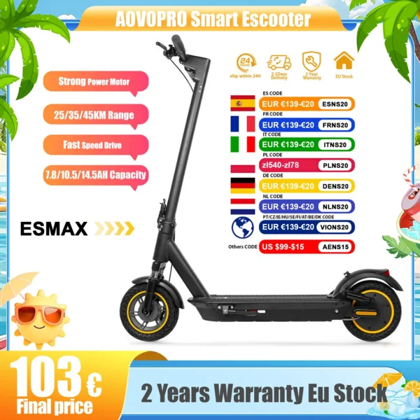 AOVOPRO TX01 elektromos roller