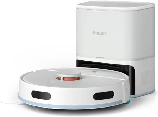 Philips Series 2000 XU2100/20 robotporszívó és felmosó, ürítőállomással, fehér