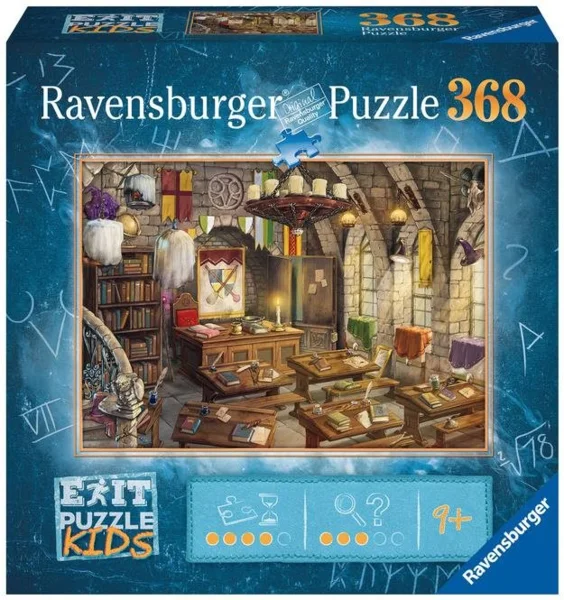 Ravensburger Puzzle 133024 Exit KIDS Puzzle: Varázslóiskola 368 db puzzle