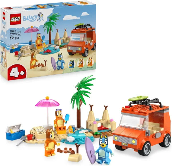 LEGO Bluey: Bluey tengerparti kirándulása építőjáték