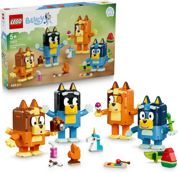 LEGO Bluey Családi Ház és Figurák - Montessori Játék 11217