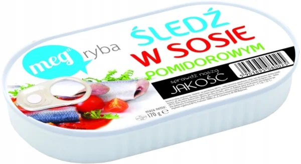 Grál, Mega hal Hering paradicsomszószban 170g