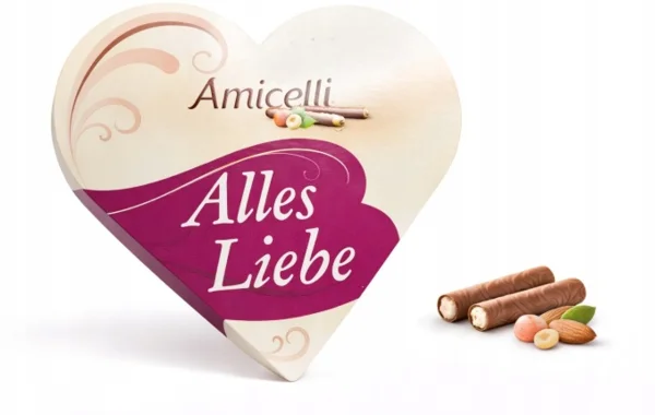 Amicelli Alles Liebe 137 g - Mogyorókrémes ostya csokoládéval