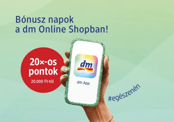 Bónusz napok a dm Online Shopban