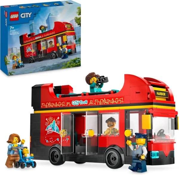 LEGO City Piros emeletes városnéző busz (60407)