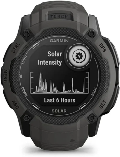 Garmin Instinct 2X Solar okosóra, 50 mm, grafit