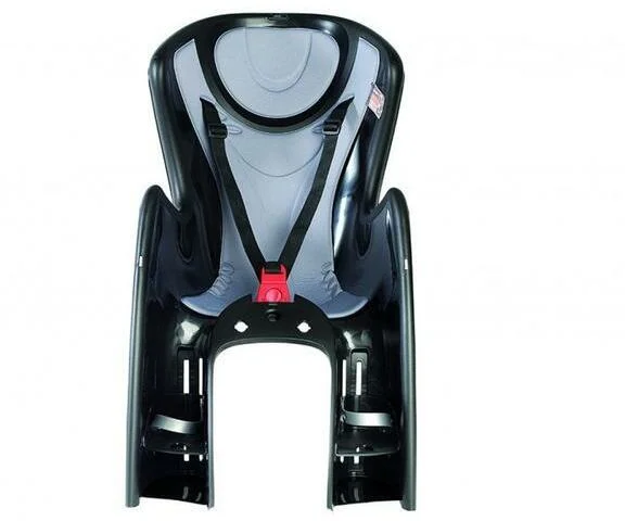 OK Baby Baby Shield Black-Grey bicikliülés hátra