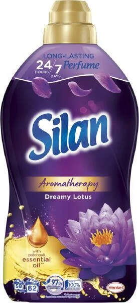 Silan Aromatherapy Dreamy Lotus textilöblítő koncentrátum 62 mosás 1364 ml (többféle)