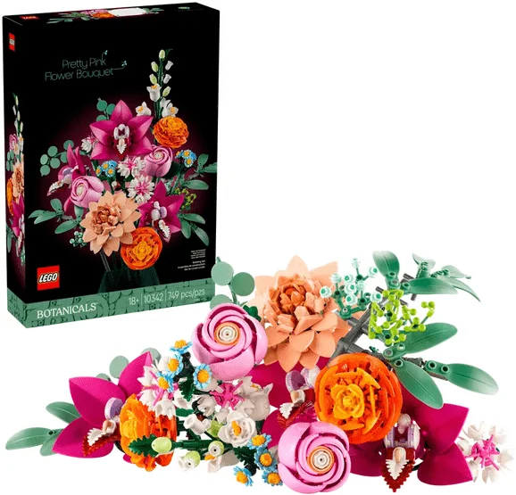 LEGO® Botanicals Rózsaszín virágcsokor (10342)