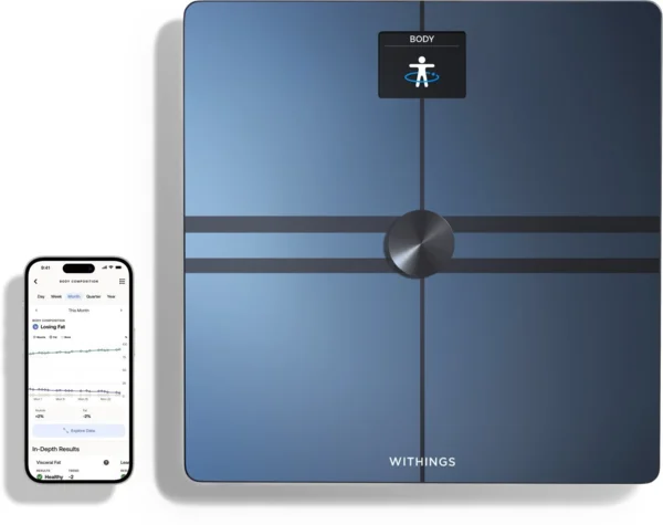 Withings Body Comp Complete Body Analysis Wi-Fi Scale - Black személymérleg
