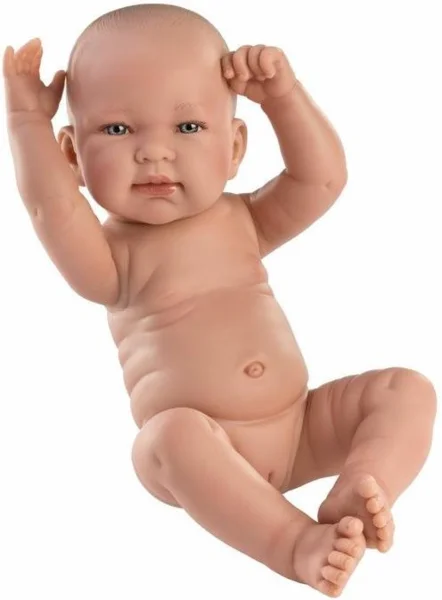 Llorens 73802 New Born Kislány - élethű baba vinyl testtel - 40 cm játékbaba