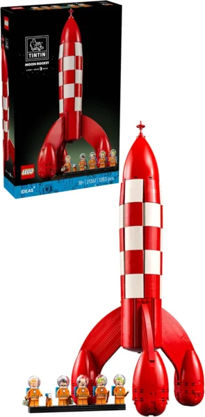 LEGO Ideas Tintin Holdrakéta építőkészlet felnőtteknek