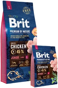 Brit Premium by Nature Large Junior 2db 15kg