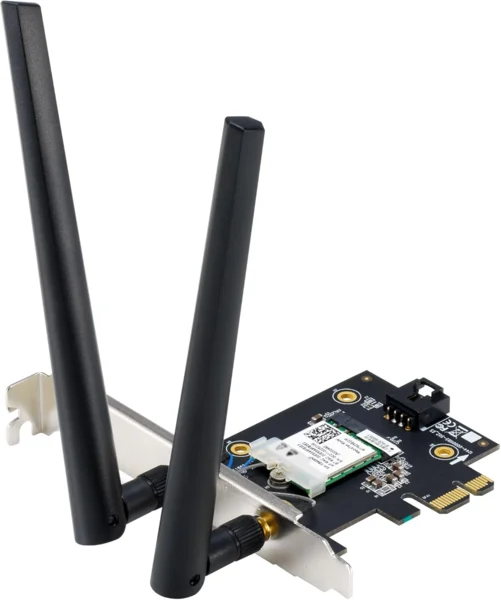 ASUS BE6500 Tri-band WiFi 7 PCI-E adapter (Bluetooth 5.4, WPA3)