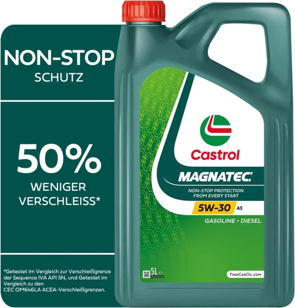 Castrol Magnatec 5W-30 A5 motorolaj, 5L