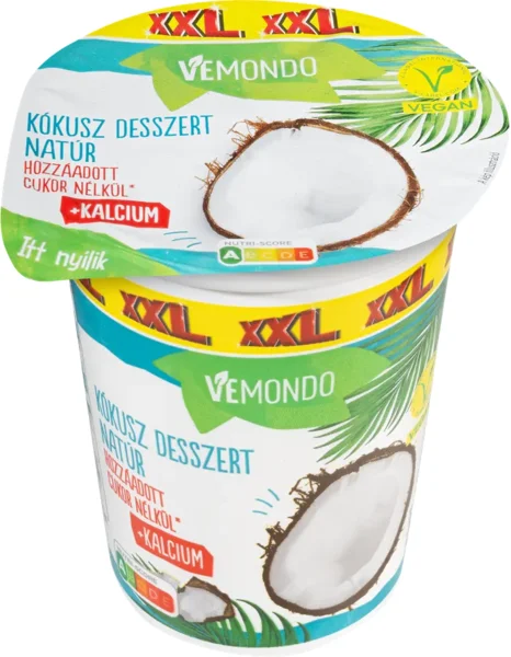 Vemondo Vegán kókuszdesszert, 400 g