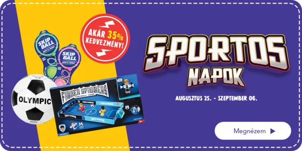 Sportos napok (akár -35%)