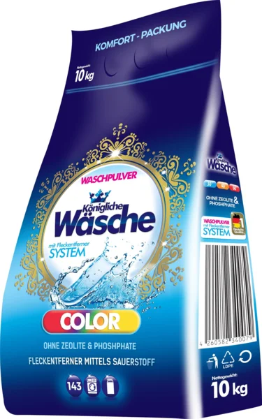 KÖNIGLICHE WÄSCHE Color 10 kg (125 mosás) mosószer (AlzaPlus+)
