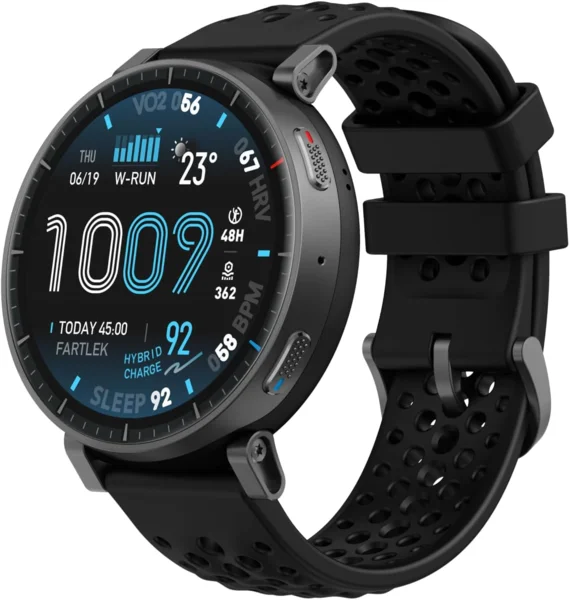 Amazfit Active Max 48mm okosóra, fekete
