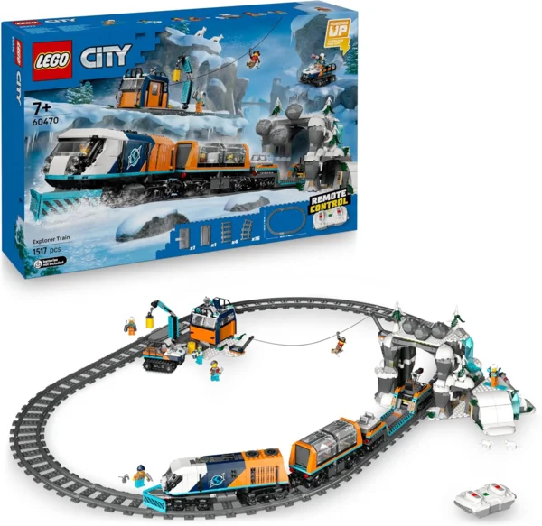 LEGO City Arktis-Polarexpress távirányítós vonat készlet (60470)