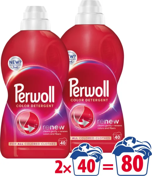 Perwoll Renew Color 2× 2 l (80 mosás) mosógél (AlzaPlus+)