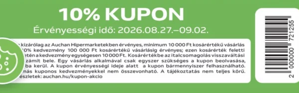 10% kedvezmény 10 ezer Ft felett
