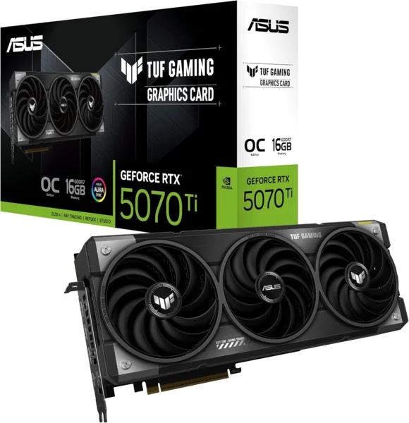 ASUS TUF Gaming GeForce RTX 5070 Ti 16GB OC videokártya