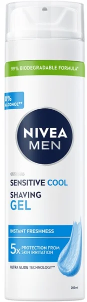 NIVEA MEN SENSITIVE Hűsítő borotvagél érzékeny bőrre 200ml