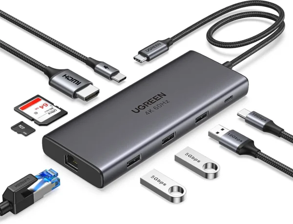 UGREEN Revodok Pro 109 9 az 1-ben USB-C Hub dokkoló